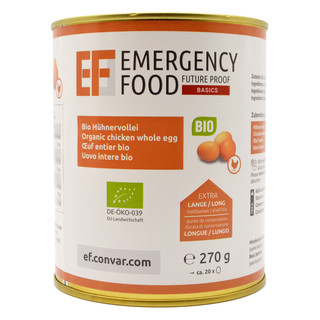 Convar EF Emergency Food Bio Hhnervollei 270 g Dose - 15...