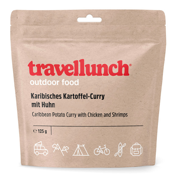 Travellunch Karibisches Kartoffel-Curry mit Huhn 125 g